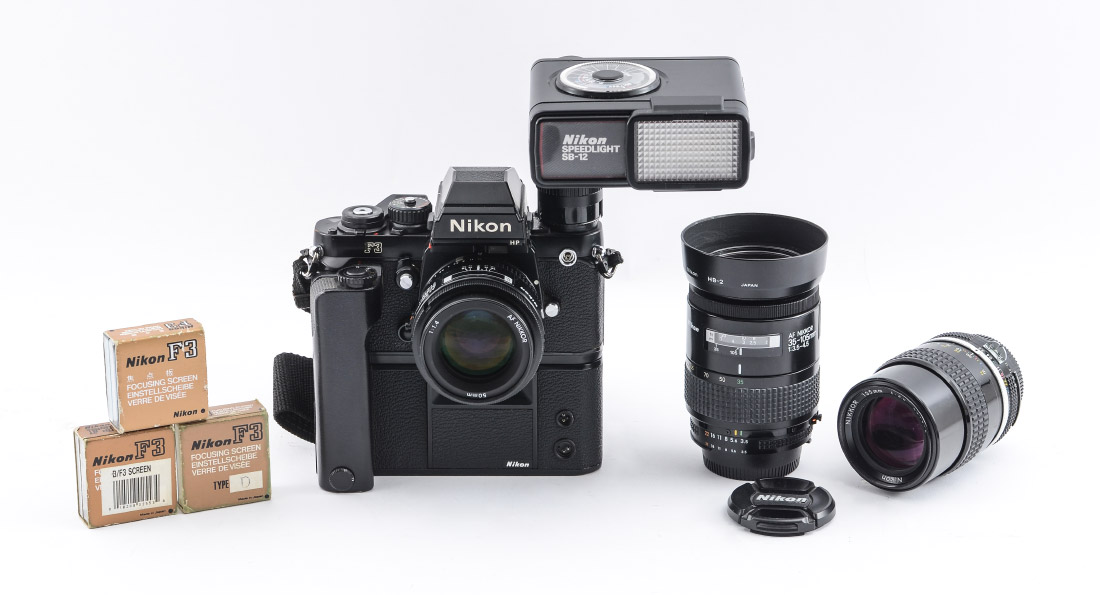 Appraisal: NIKON F W LENSES AND MOTORDRIVE To include - Nikon