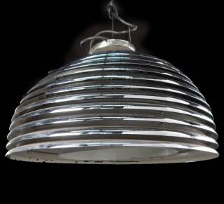 Appraisal: Modern Hanging Light Fixture Comprised of a four-socket fixture under