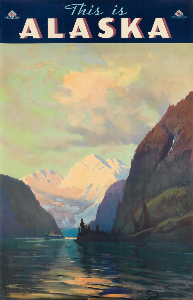 Appraisal: SYDNEY LAURENCE - THIS IS ALASKA Circa x inches x