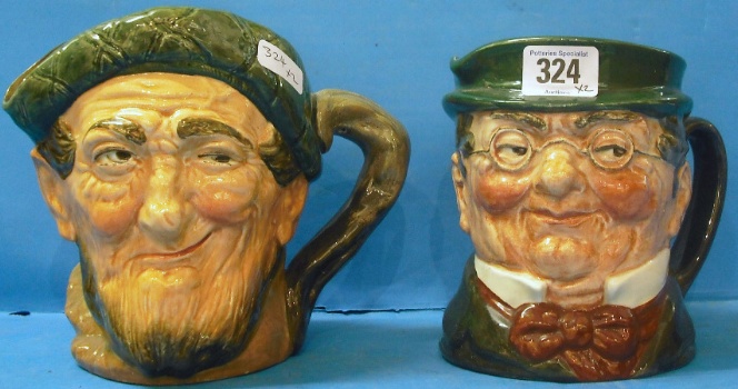 Appraisal: Royal Doulton Large Character Jugs Auld Mac D and Mr