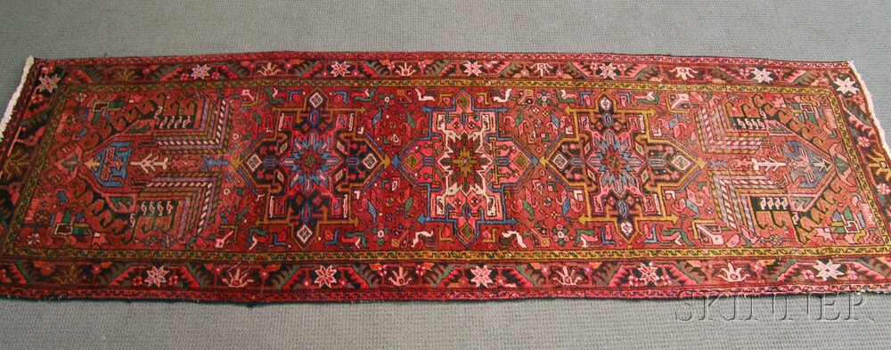 Appraisal: Hamadan Long Rug Northwest Persia th century missing approximately one