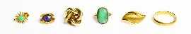 Appraisal: A collection of assorted gold jewellery including ct ct and