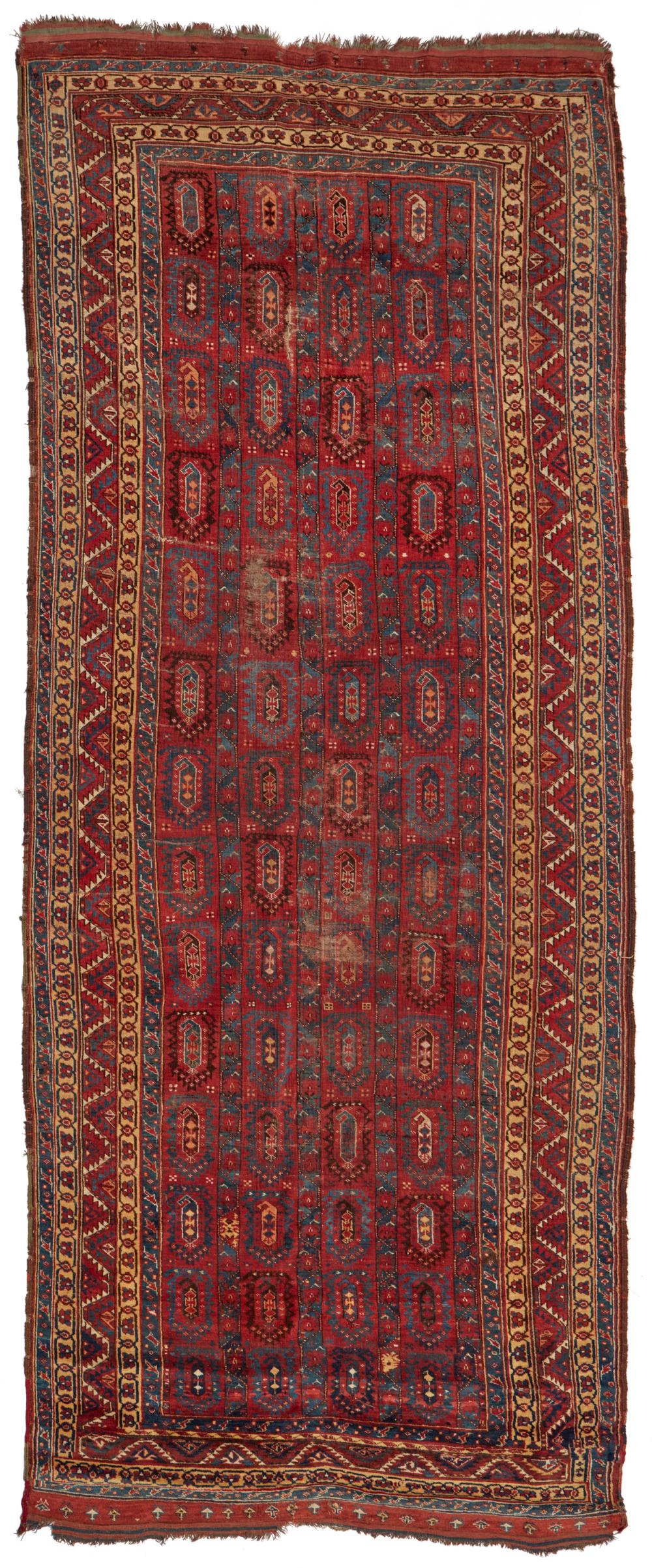 Appraisal: A Tekke Beshir area rug First-quarter th Century Wool on