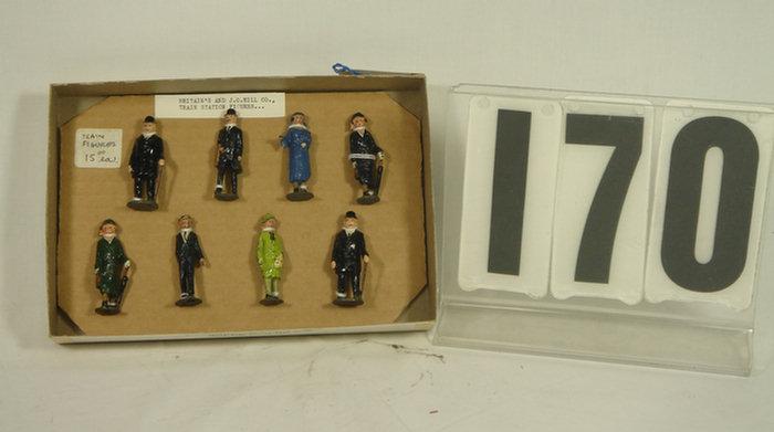 Appraisal: Lot of Briatins J Hill Lead Train Figures set of