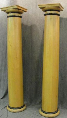 Appraisal: Pair of Biedermeier Style Columns From an East th Street