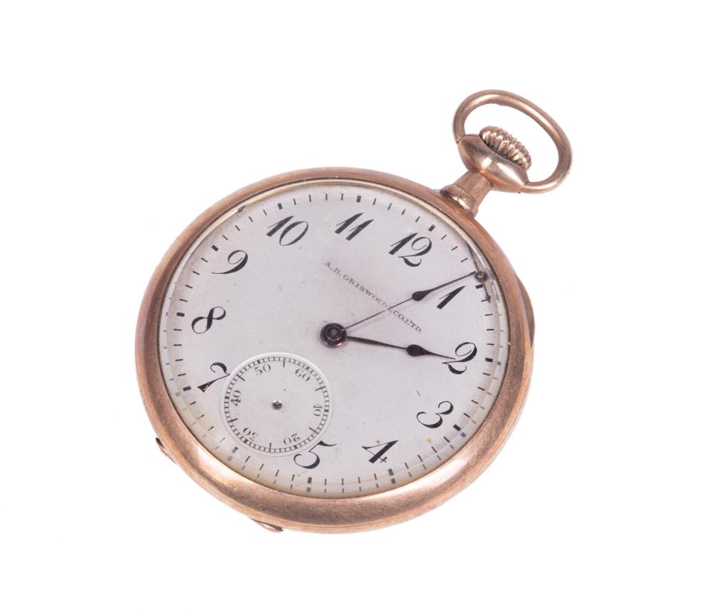 Appraisal: KT ROSE GOLD-FILLED POCKET WATCH kt Rose Gold-Filled Pocket Watch