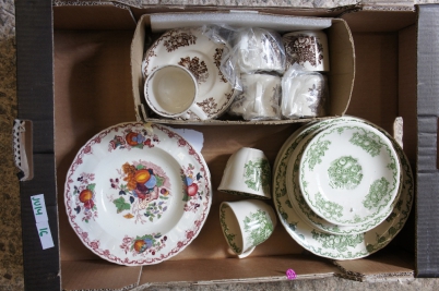 Appraisal: Tray lot to include Masons Fruit Basket Part Dinner Set