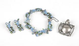 Appraisal: A bracelet and brooch Margot de Taxco and Sigi Stamped