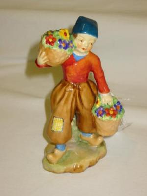 Appraisal: A ROYAL WORCESTER PORCELAIN FIGURE Dutch Boy by F Gertner