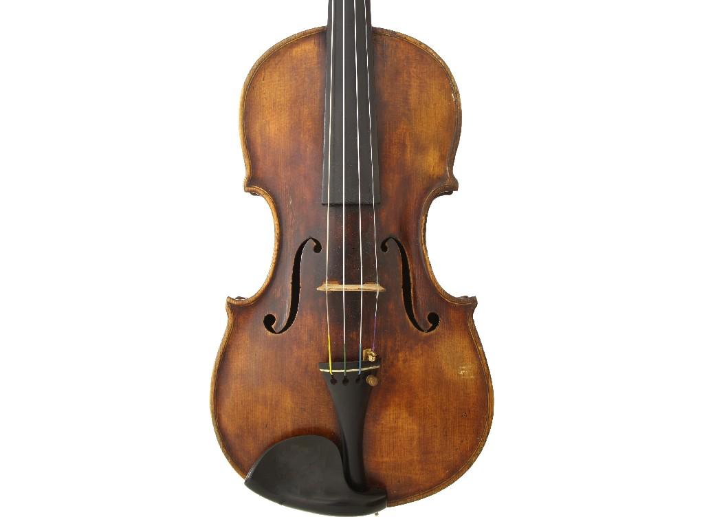 Appraisal: Interesting th century violin labelled Gand Luthier de la musique