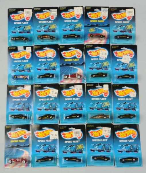 Appraisal: Lot of Mattel Hot Wheels Speed Fleet Vehicles Description Includes