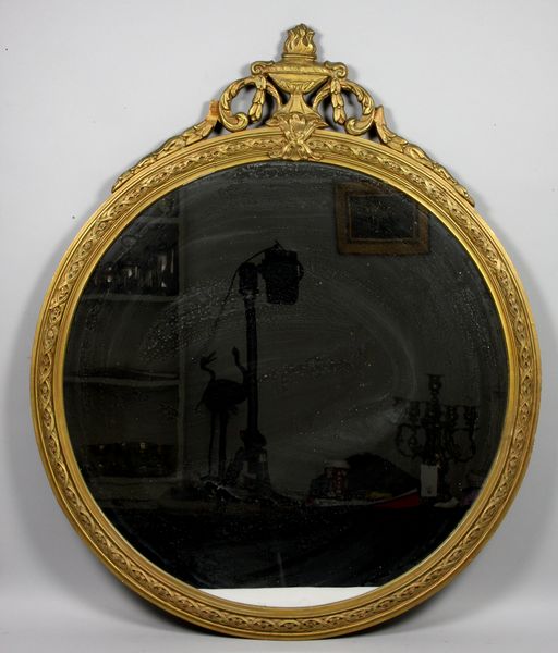 Appraisal: s French style mirror s French style mirror x Old