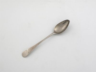 Appraisal: A George III Irish provincial teaspoon initialled 'BH' by Isaac