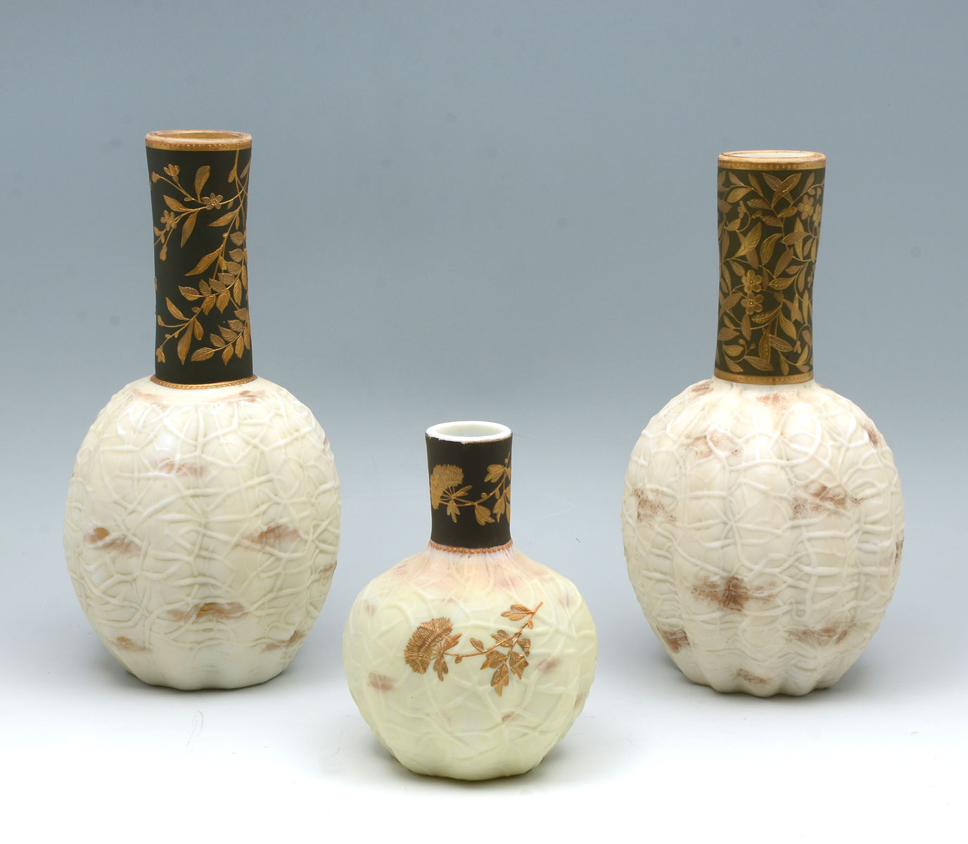 Appraisal: PIECE CF MONROE VASES - Tall - Smaller bottle vases