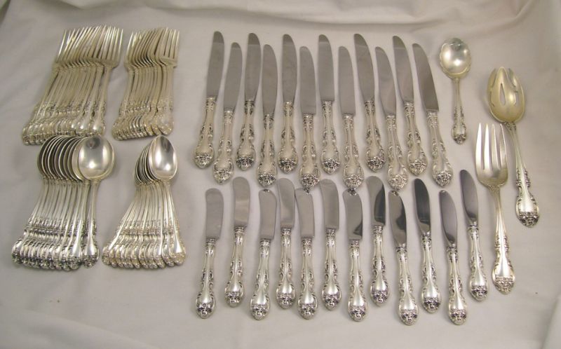 Appraisal: pcs Gorham Melrose Sterling Flatware Set includes - Dinner forks