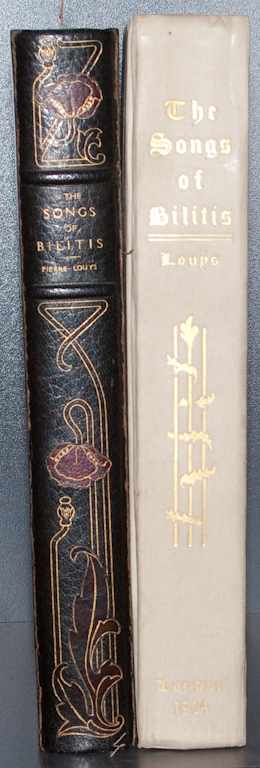 Appraisal: Art Nouveau Erotica Two copies of Pierre Louys trans by