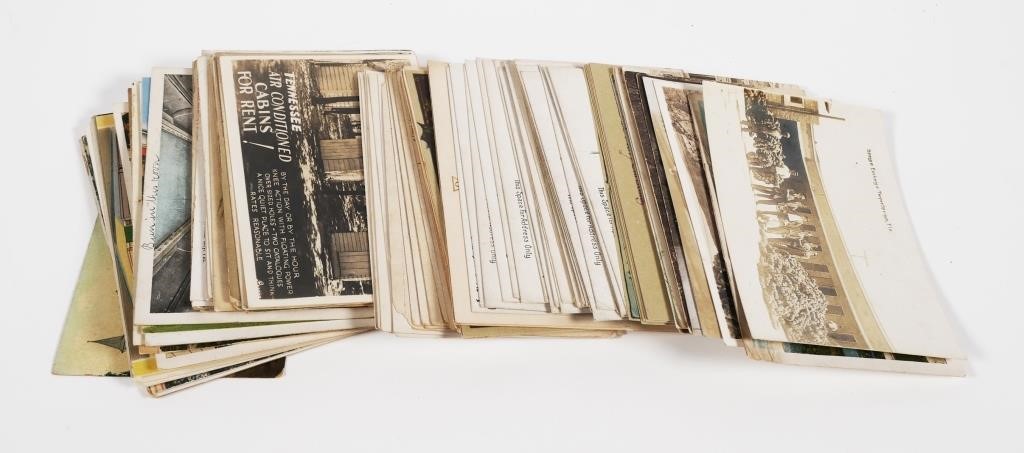 Appraisal: Stack of old postcards and photographs many from Florida shipping