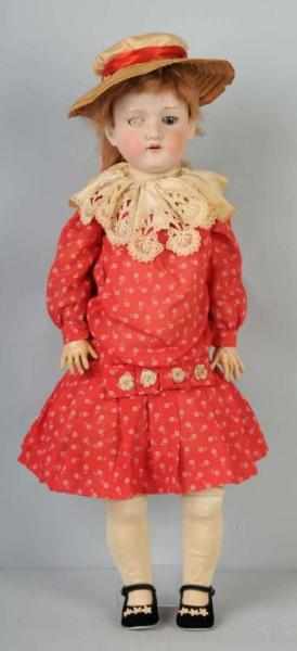 Appraisal: Large Armand Marseille Girl Doll Description Bisque head eyes broken