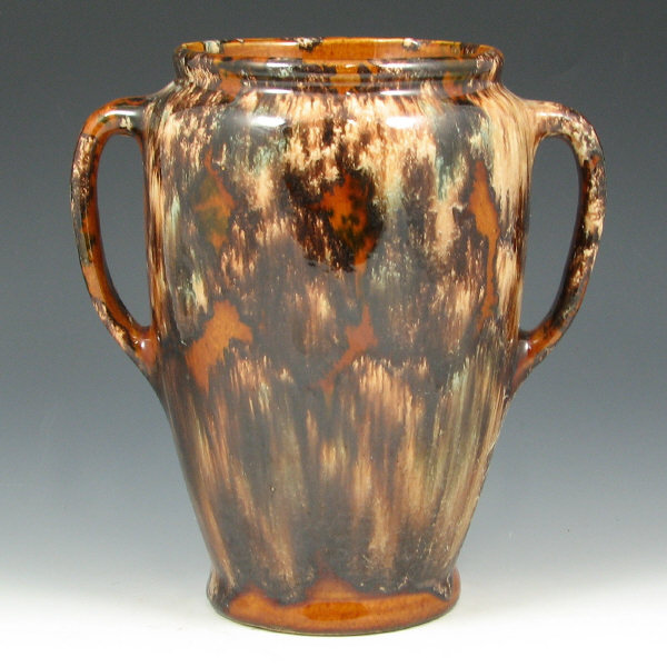 Appraisal: Brush McCoy Onyx Handled Vase - Excellent Brush McCoy Onyx