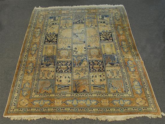 Appraisal: TABRIZ CARPET Persia circa feet inches x feet