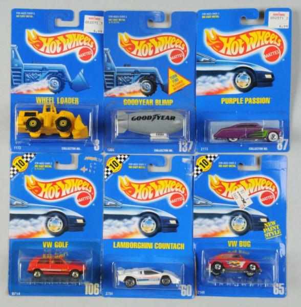 Appraisal: Lot of Mattel Hot Wheels Blue Card Vehicles Description Includes