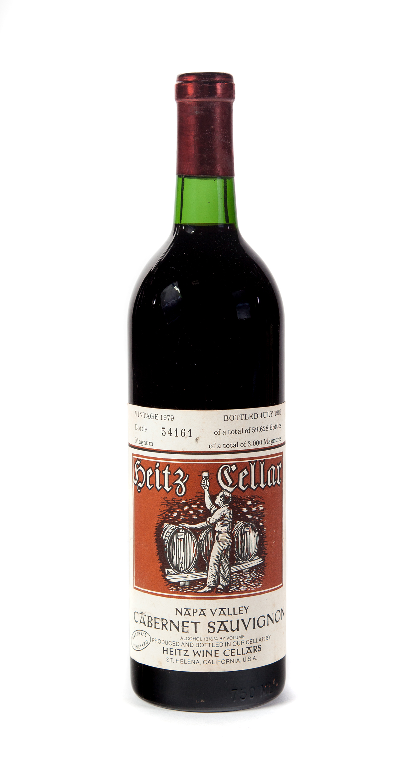 Appraisal: HEITZ CELLAR CABERNET SAUVIGNON MARTHA'S VINEYARD St Helena Napa Valley