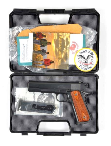 Appraisal: MIB Hi-Standard G-Man Semi-Automatic Pistol Serial HS Patterned after the