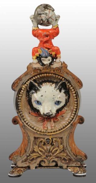 Appraisal: Cast Iron Cat Mouse Mechanical Bank Description Manufactured by J