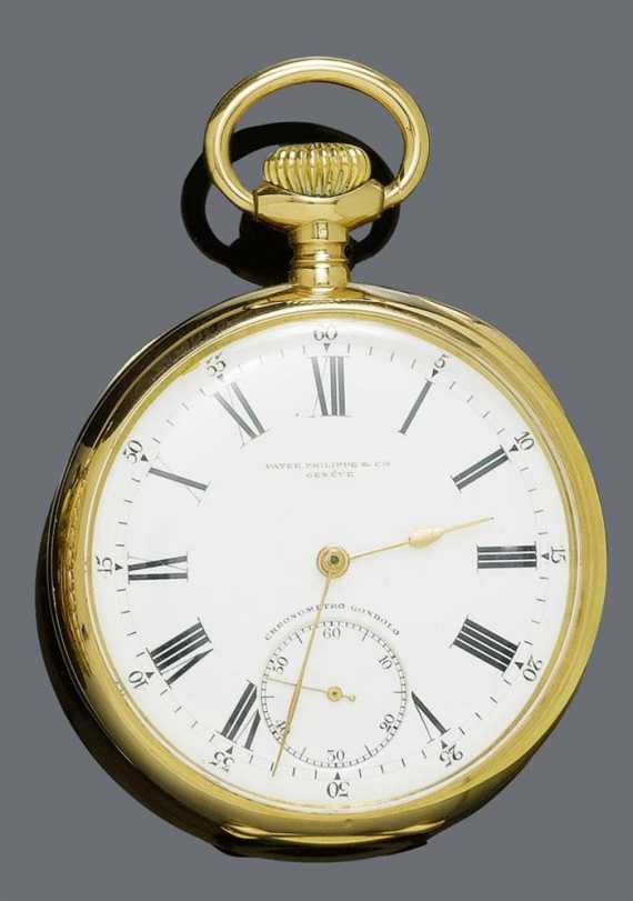 Appraisal: POCKET WATCH PATEK PHILIPPE GONDOLO ca Pink gold Polished case