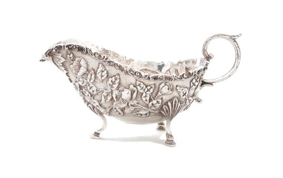 Appraisal: Sale Lot An American Silver Sauce Boat S KIRK SON