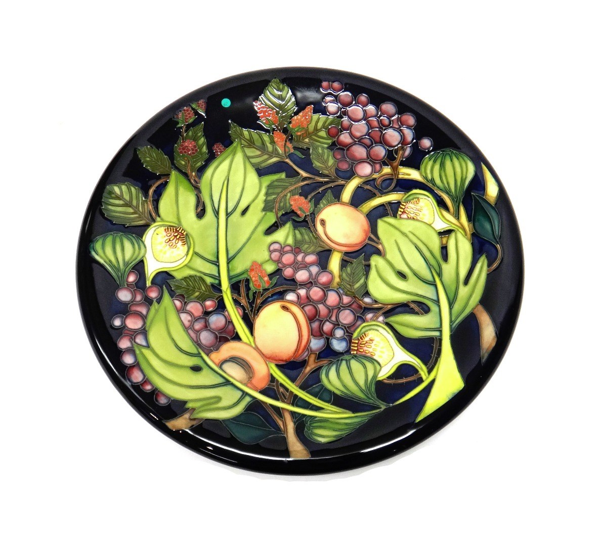 Appraisal: A Moorcroft 'Queen's Choice' charger by Emma Bossons circa cm