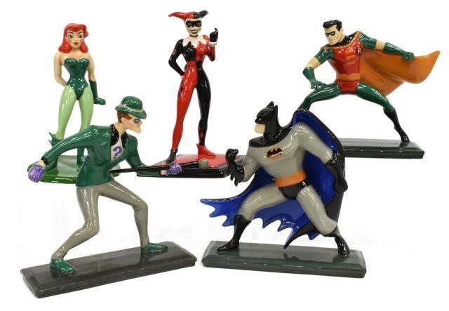 Appraisal: lot of Warner Brothers Studio Store DC Comics ceramic figures