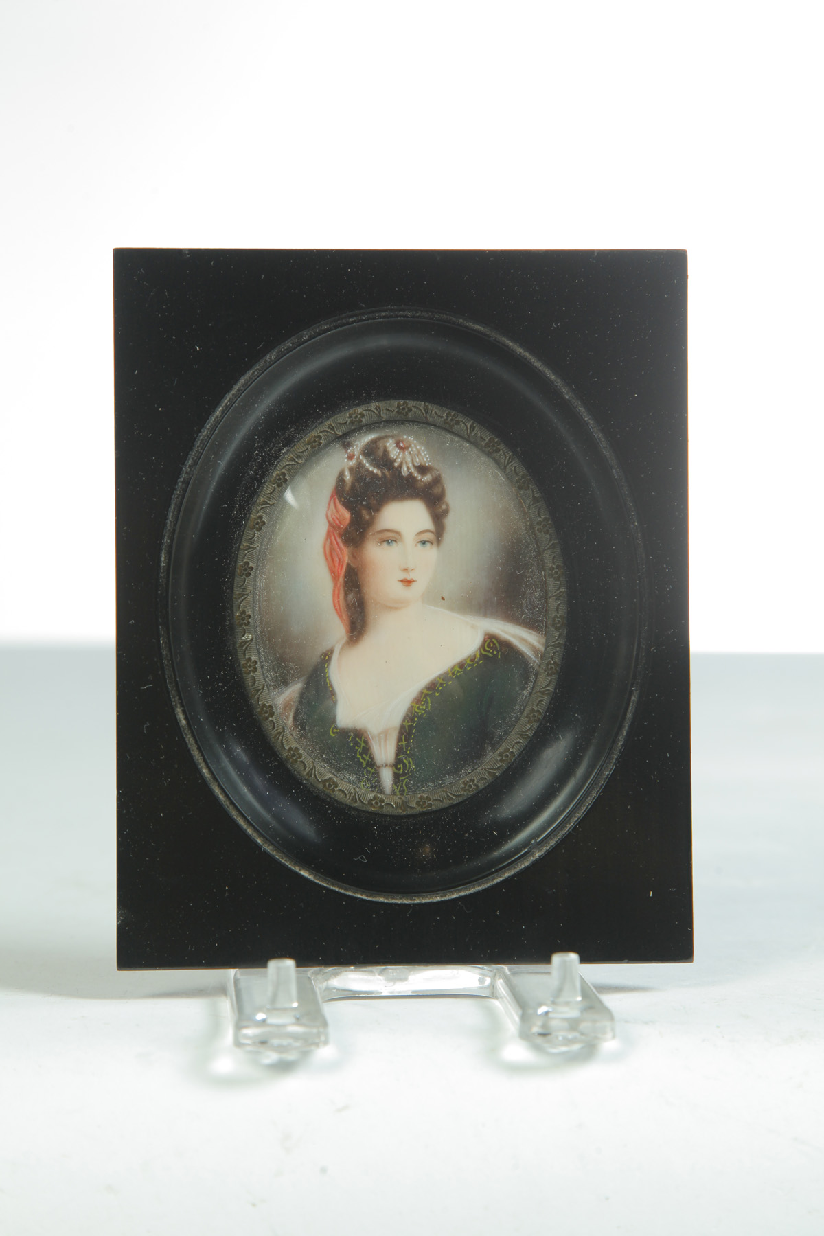 Appraisal: FRAMED MINIATURE OF A LADY France th quarter- th century