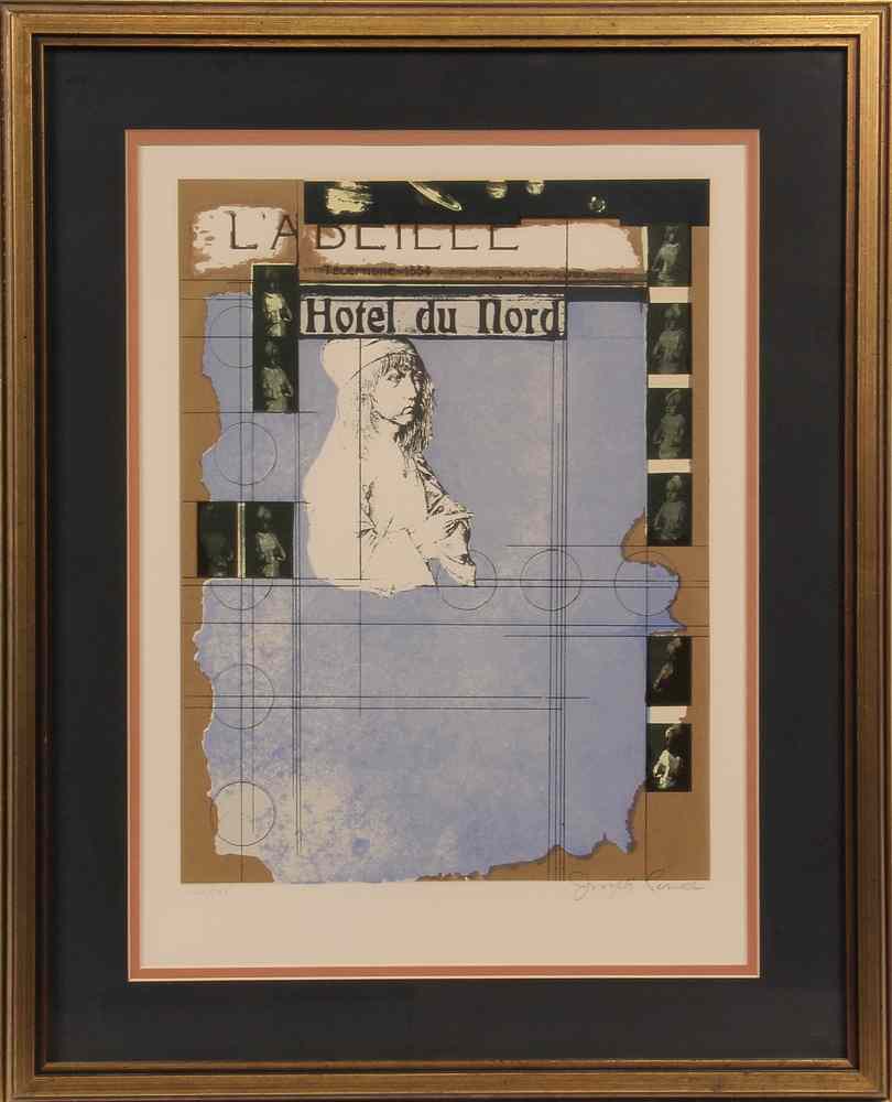 Appraisal: SERIGRAPH - Untitled Hotel du Nord by Joseph Cornell NY