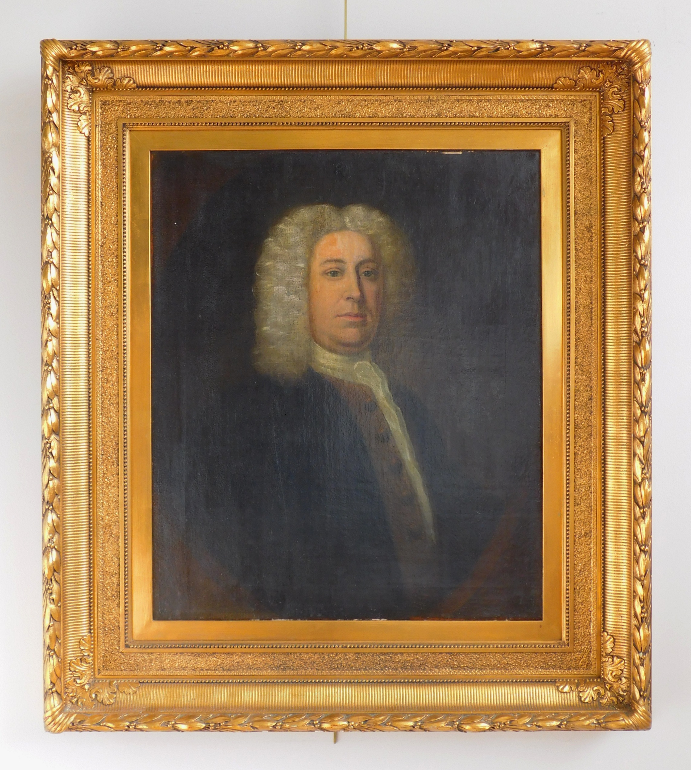 Appraisal: th c British School Portrait of A Gentleman- oil on