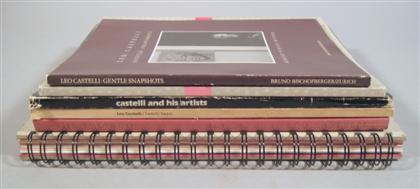 Appraisal: vols wrappers Leo Castelli Gallery other Exhibition Catalogues C Leo