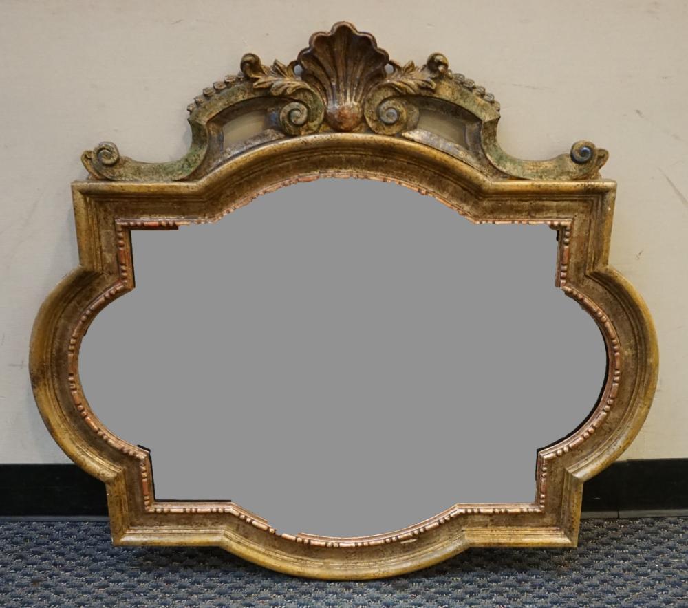 Appraisal: Neoclassical Painted Gesso Mirror Frame x in x cm