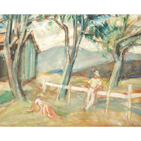 Appraisal: Sigmund Joseph Menkes Polish American - Summer Afternoon Estimate -