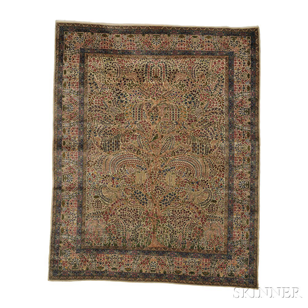 Appraisal: Kerman Carpet Southeast Persia second quarter th century the central