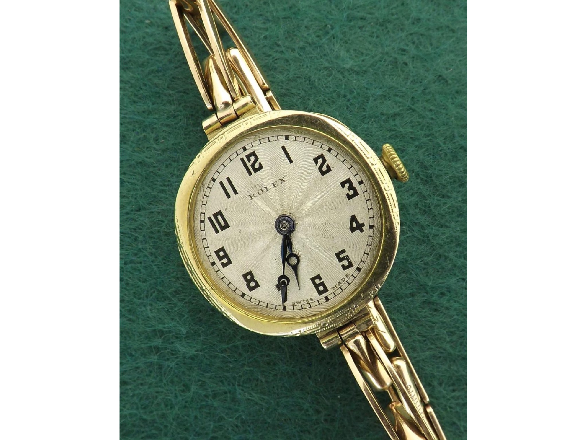 Appraisal: - -A Rolex ct lady's dress watch import hallmarks for