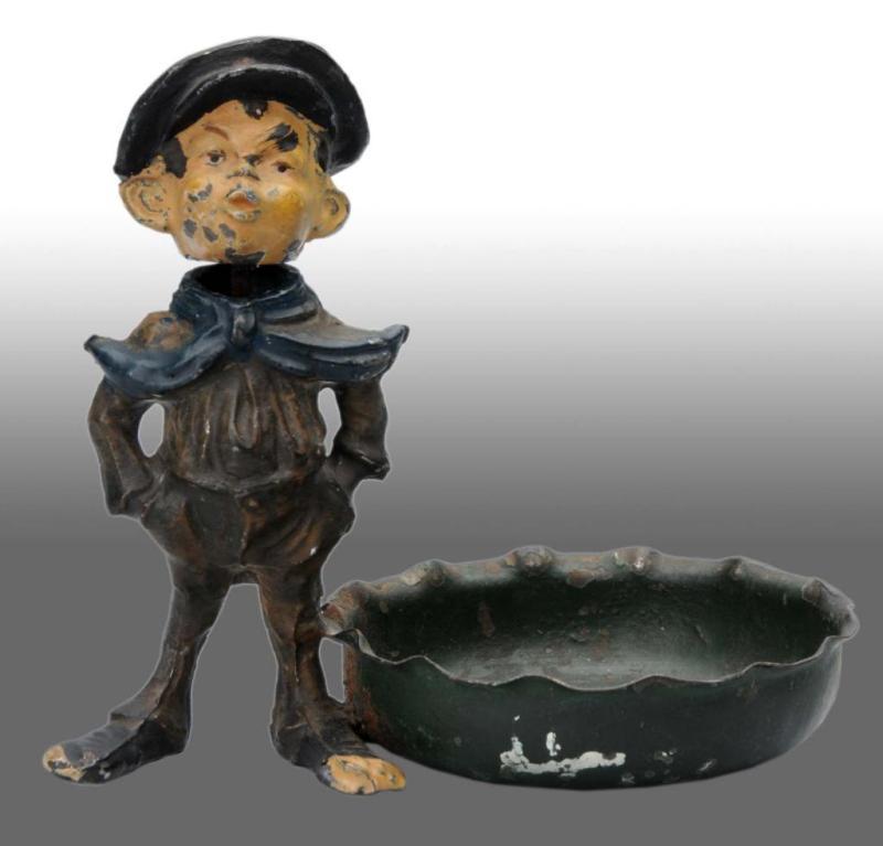 Appraisal: Whistling Boy Nodding Head Ashtray Description Lead metal Condition Excellent