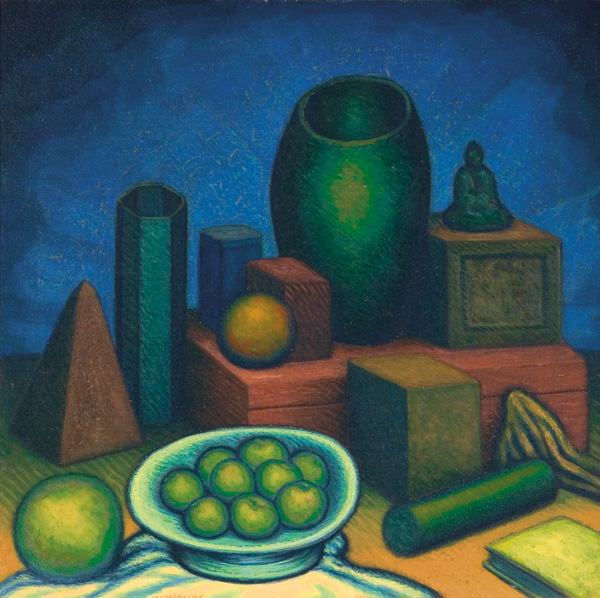 Appraisal: MANIGAULT EDWARD MIDDLETON American - Still Life with Lemons oil