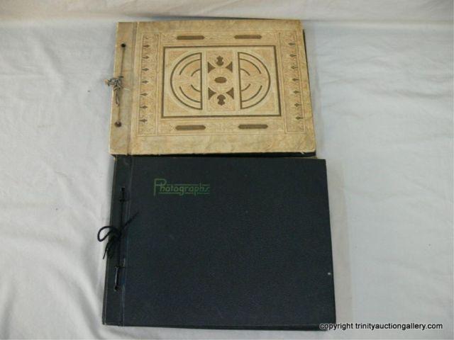 Appraisal: Two Vintage Photo Albums Photographs - begins early 's through