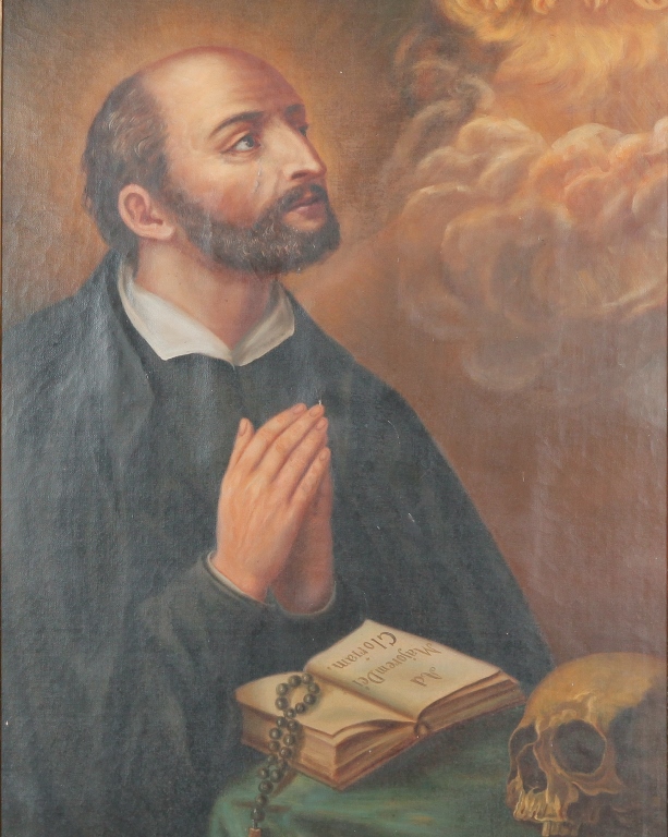 Appraisal: PORTRAIT OF SAINT IGNATIUS OF LOYOLA European school th century