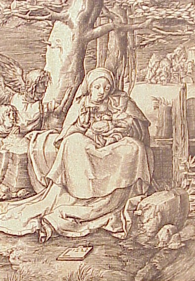 Appraisal: Lucas Van Leyden Netherlands Madonna and Child etching Bartsch artist's