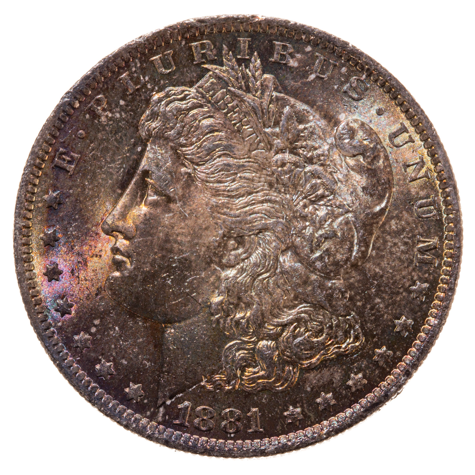 Appraisal: NICE MORGAN DOLLARS TF Rev Nice XF -S XF with