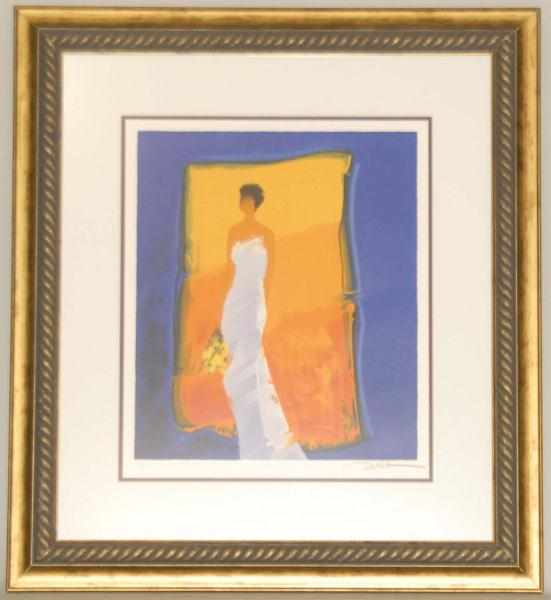 Appraisal: Embrasure Solaire Lithograph by Emile Bellet Lithograph in color on