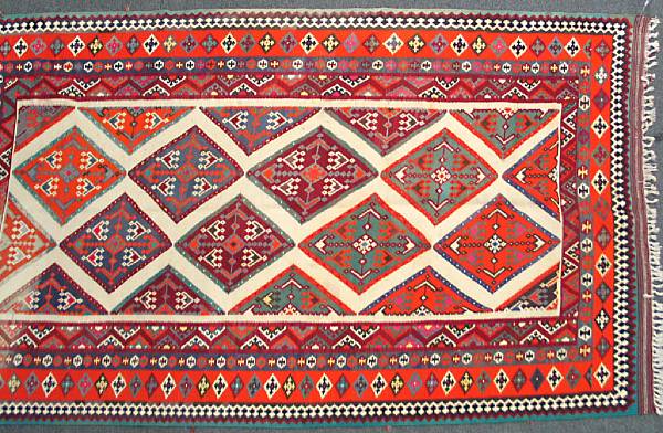 Appraisal: A Kilim size approximately ft in x ft in