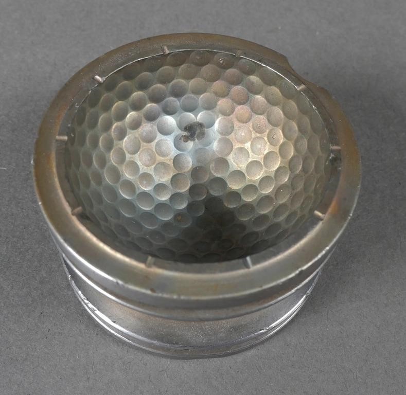 Appraisal: VINTAGE GOLF BALL MOLDRare vintage golf ball mold Unmarked except