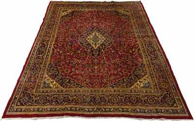 Appraisal: A Persian Mashad Room Size Carpet Apprx '- x '-